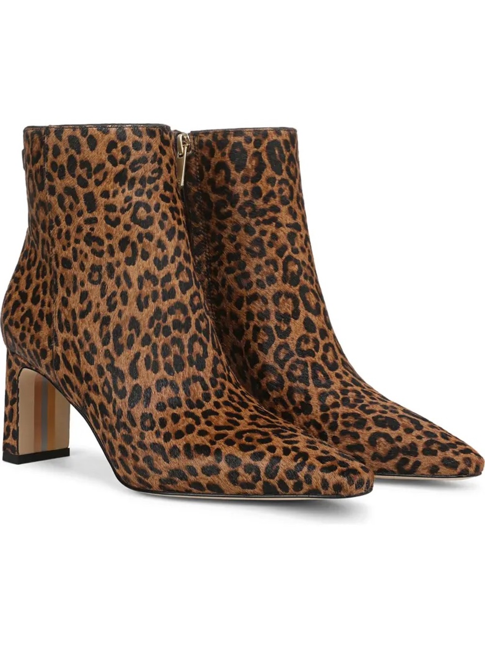 NWOT Sam Edelman Saige Bootie Women's Size 8 Animal Print Leather Upper